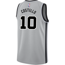 Load image into Gallery viewer, Costello San Antonio Spurs Men's Nike  Statement Edition Swingman Personalized Jersey   Grey