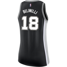 Load image into Gallery viewer, Belinelli San Antonio Spurs Women's Nike Custom Personalized Icon Swingman Jersey  Black