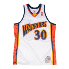 Load image into Gallery viewer, Golden State Warriors Mitchell & Ness  Hardwood Classics Stephen Curry # Rookie Authentic Home Jersey  White
