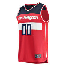 Load image into Gallery viewer, Youth Fanatics Branded Red Washington Wizards Fast Break Custom Replica Jersey  Icon Edition Red