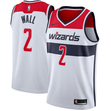 Load image into Gallery viewer, Men&#39;s Nike John Wall White Washington Wizards Swingman Jersey  Association Edition White