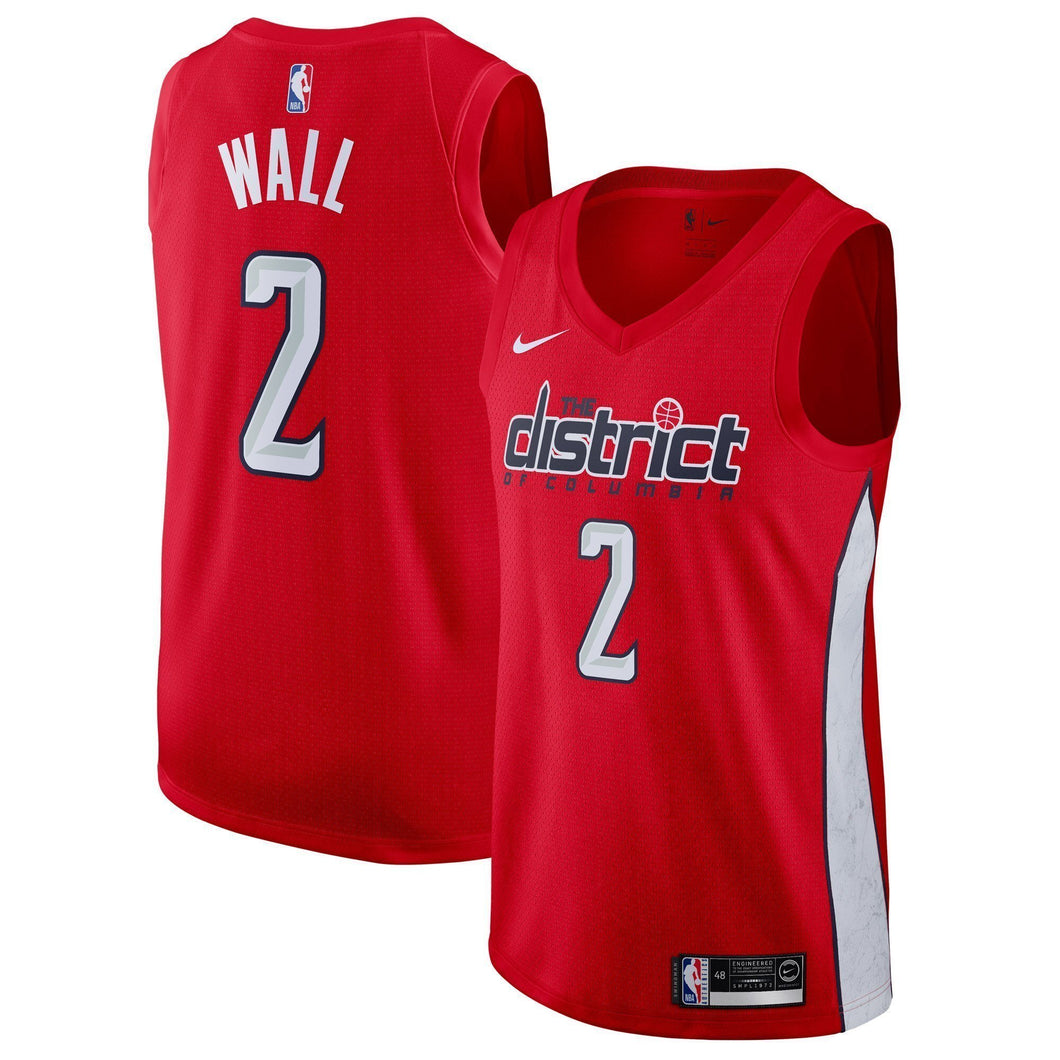 Men's Nike John Wall Red Washington Wizards / Swingman Jersey – Earned Edition  Red