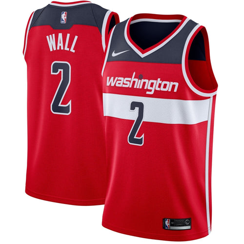 Men's Nike John Wall Red Washington Wizards Swingman Jersey  Icon Edition  Red