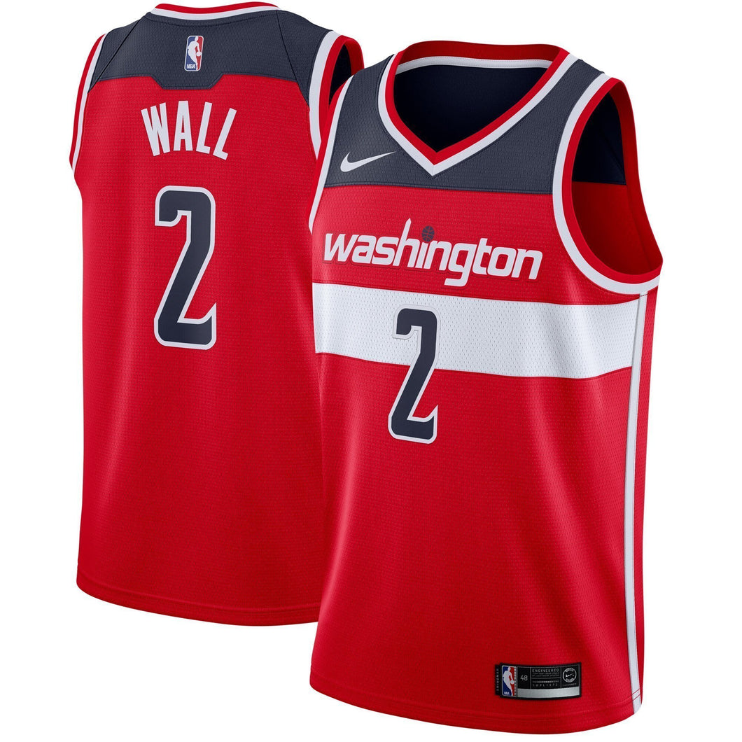 Men's Nike John Wall Red Washington Wizards Swingman Jersey  Icon Edition  Red