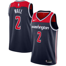 Load image into Gallery viewer, Men&#39;s Nike John Wall Navy Washington Wizards Swingman Jersey  Statement Edition Navy