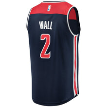 Load image into Gallery viewer, Youth Fanatics Branded John Wall Navy Washington Wizards Fast Break Replica Jersey  Statement EditionNavy