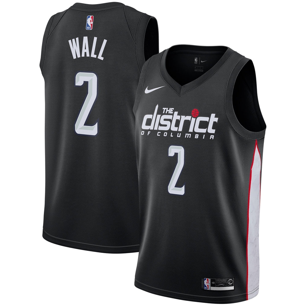 Youth Nike John Wall Black Washington Wizards / City Edition Swingman Jersey Black