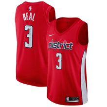 Load image into Gallery viewer, Men&#39;s Nike Bradley Beal Red Washington Wizards / Swingman Jersey – Earned Edition Red
