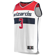 Load image into Gallery viewer, Men&#39;s Fanatics Branded Bradley Beal White Washington Wizards Fast Break Replica Jersey  Association Edition  White
