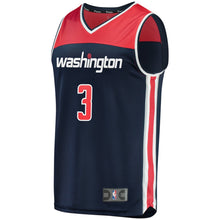Load image into Gallery viewer, Youth Fanatics Branded Bradley Beal Navy Washington Wizards Fast Break Replica Jersey  Statement Edition Navy