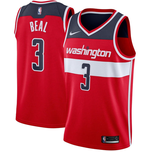Men's Nike Bradley Beal Red Washington Wizards Swingman Jersey  Icon EditionRed