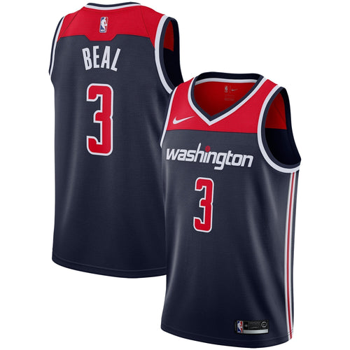 Men's Nike Bradley Beal Navy Washington Wizards Replica Swingman Jersey  Statement Edition  Navy