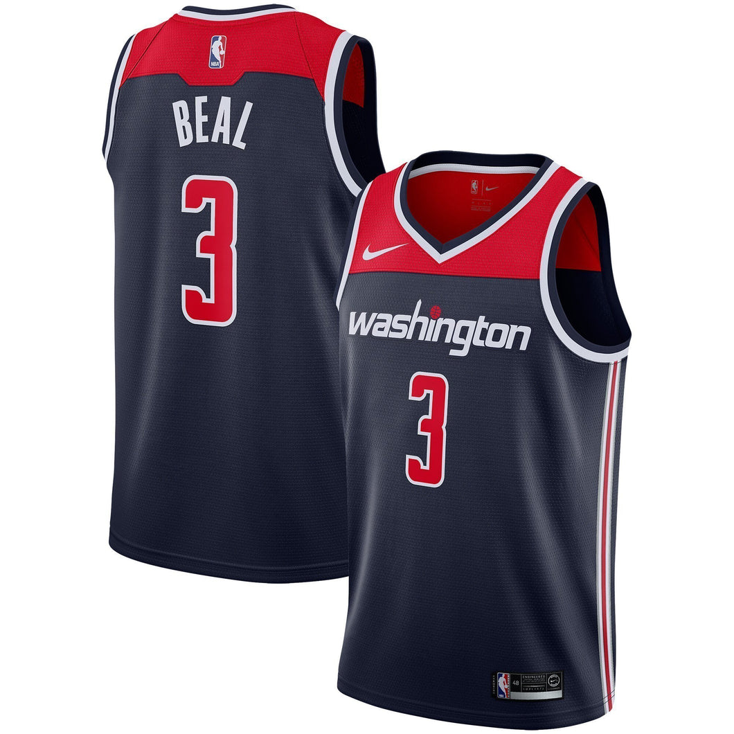 Men's Nike Bradley Beal Navy Washington Wizards Replica Swingman Jersey  Statement Edition  Navy