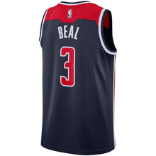Load image into Gallery viewer, Men&#39;s Nike Bradley Beal Navy Washington Wizards Replica Swingman Jersey  Statement Edition  Navy