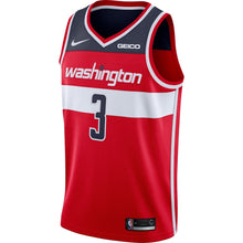 Load image into Gallery viewer, Men&#39;s Nike Bradley Beal Red Washington Wizards Custom Swingman Sponsor Patch JerseyRed