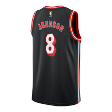 Load image into Gallery viewer, Tyler Johnson Nike Miami Heat Classic Edition Jersey Black