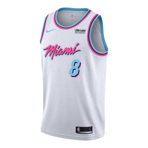 Tyler Johnson Nike Miami Heat Youth Vice Uniform City Edition Swingman Jersey White