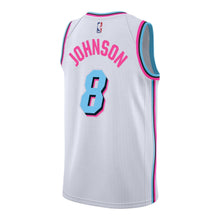 Load image into Gallery viewer, Tyler Johnson Nike Miami Heat Youth Vice Uniform City Edition Swingman Jersey White