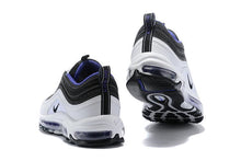 Load image into Gallery viewer, Nike Air Max 97 Black White Blue Shoes Sale Size US 7, 8, 8.5, 9, 10, 11