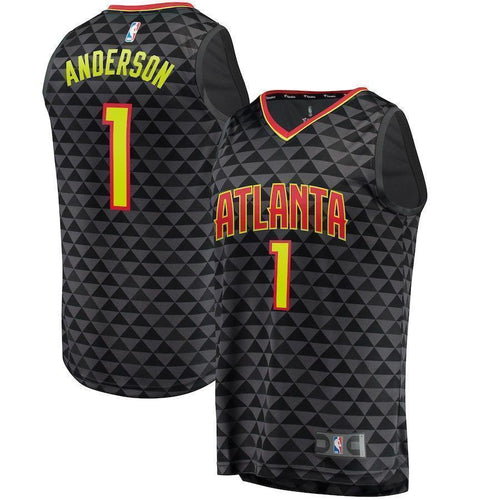 Justin Anderson Atlanta Hawks Jersey  Icon Edition  Black