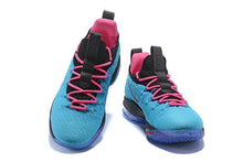 Load image into Gallery viewer, Nike Lebron XV 15 Low EP Black Light Blue Red Men Shoes Sale Size US7,8,8.5,9,10,11,12