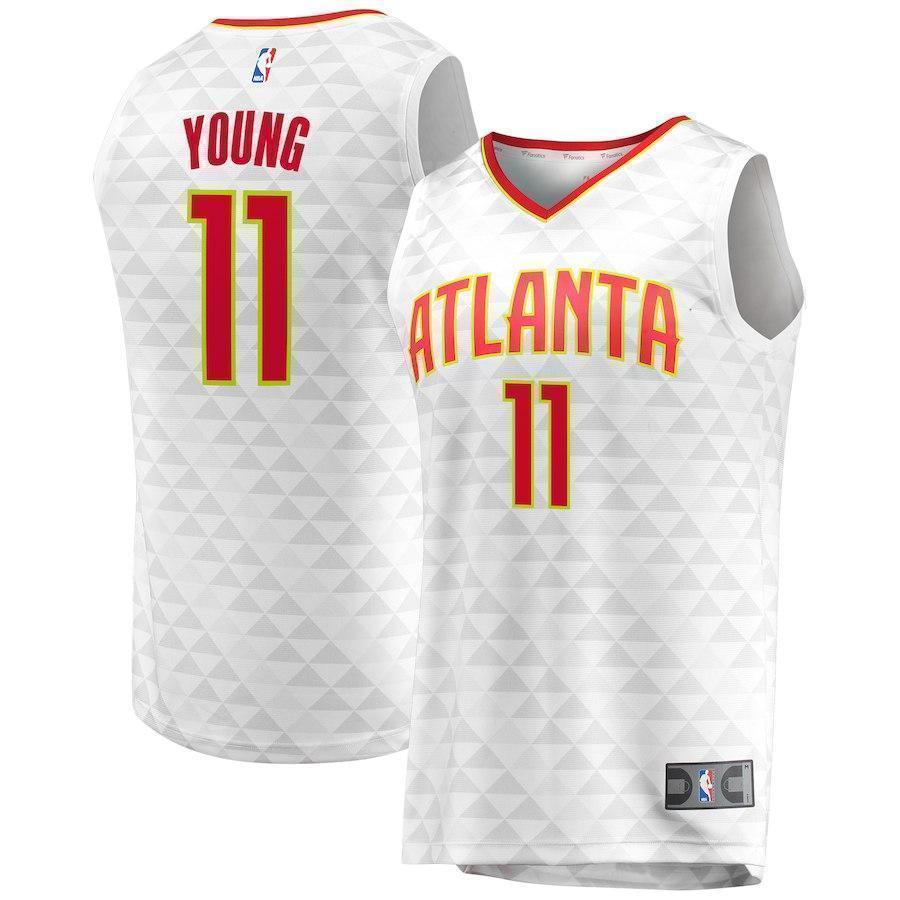 Trae Young Atlanta Hawks Jersey  Association Edition – White