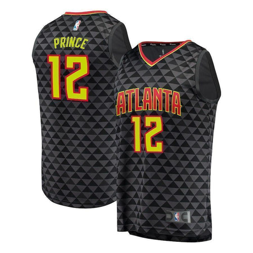 Taurean Prince Atlanta Hawks Player Jersey  Icon Edition  Black