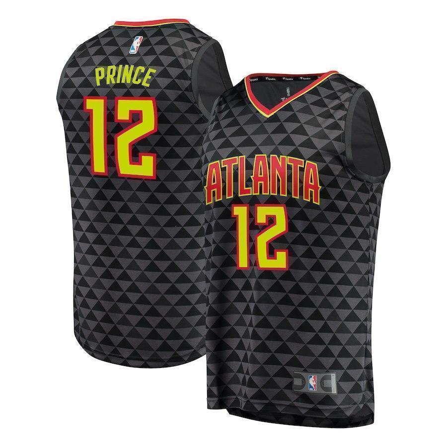 Taurean Prince Atlanta Hawks Player Jersey  Icon Edition  Black