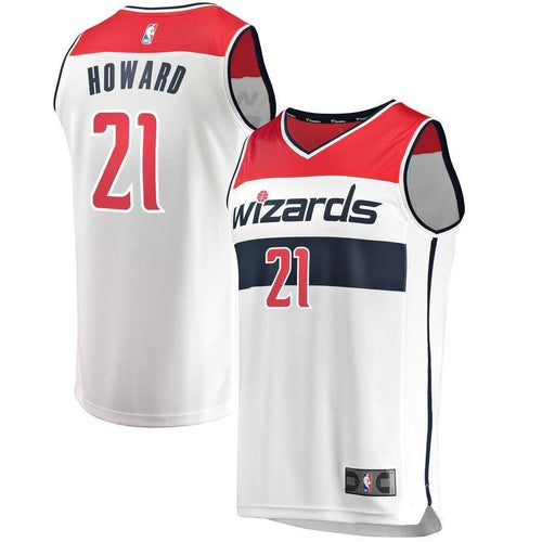 Men's Fanatics Branded Dwight Howard White Washington Wizards Fast Break Jersey  Association Edition  White