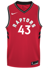 Load image into Gallery viewer, Raptors Adult Swingman Icon Jersey  Siakam  Red