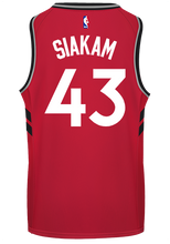 Load image into Gallery viewer, Raptors Adult Swingman Icon Jersey  Siakam  Red