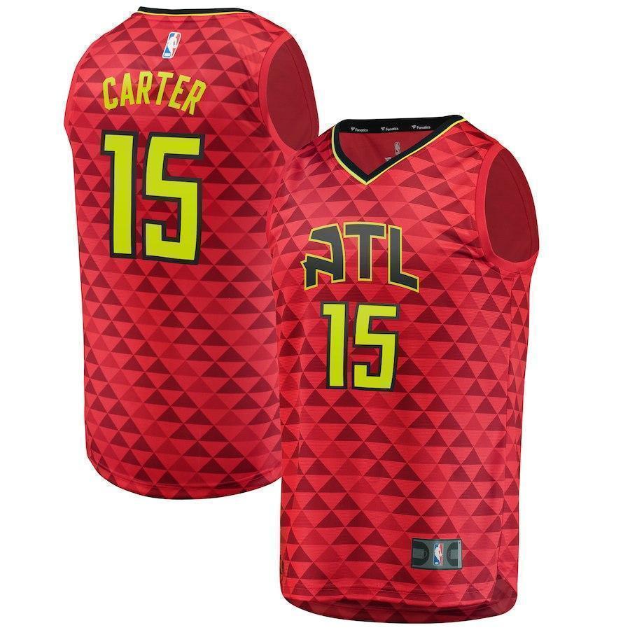 Vince Carter Atlanta Hawks Jersey  Statement Edition  Red