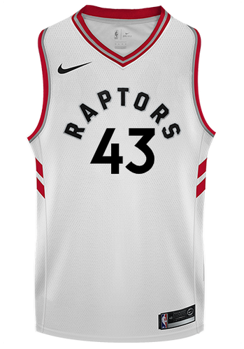 Raptors Men's Swingman Association Jersey  Siakam  White