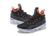 Load image into Gallery viewer, Nike Lebron XV 15 Black White Orange Men Shoes Sale Size US7,8,8.5,9,10,11,12