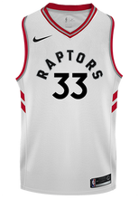 Load image into Gallery viewer, Raptors Adult Swingman Association Jersey  Gasol  White