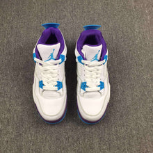 Load image into Gallery viewer, Nike Air Jordan 4 Retro “Hornets” White Blue Purple Basketball Men