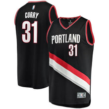 Load image into Gallery viewer, Seth Curry Portland Trail Blazers Fast Break Replica Jersey – Icon Edition  Black