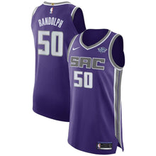 Load image into Gallery viewer, Men&#39;s Nike Zach Randolph Purple Sacramento Kings Authentic Sponsor Patch Jersey – Icon Edition