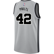 Load image into Gallery viewer, Poeltl San Antonio Spurs Men&#39;s Nike  Statement Edition Swingman Personalized Jersey   Grey