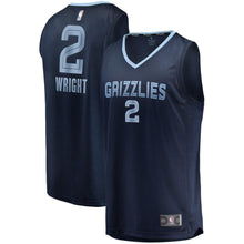 Load image into Gallery viewer, Men&#39;s Fanatics Branded Delon Wright Memphis Grizzlies Fast Break Jersey – Icon Edition  Navy