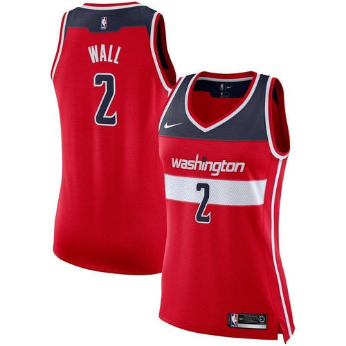 Women's Nike John Wall Red Washington Wizards Swingman Jersey  Icon Edition  Red