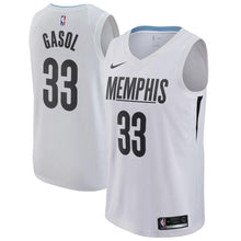 Load image into Gallery viewer, Men&#39;s Nike Marc Gasol Memphis Grizzlies Swingman Jersey  City Edition  White