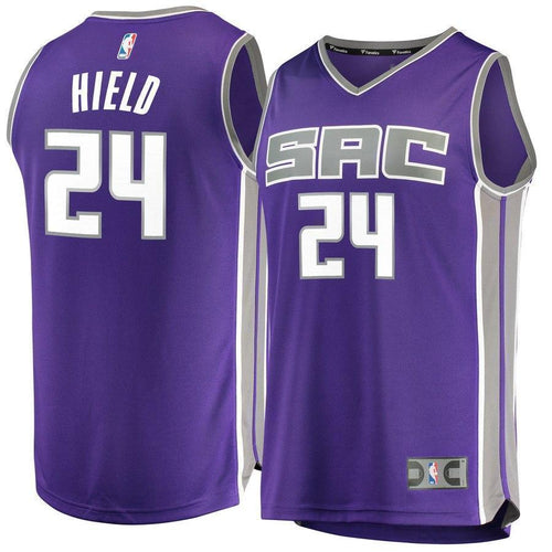 Men's Fanatics Branded Buddy Hield Purple Sacramento Kings Fast Break Jersey  Icon Edition