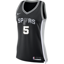 Load image into Gallery viewer, Murray San Antonio Spurs Women&#39;s Nike Custom Personalized Icon Swingman Jersey  Black
