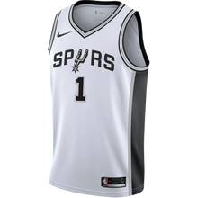 Load image into Gallery viewer, Walker San Antonio Spurs Men&#39;s Nike Custom Personalized Icon Swingman Jersey  White