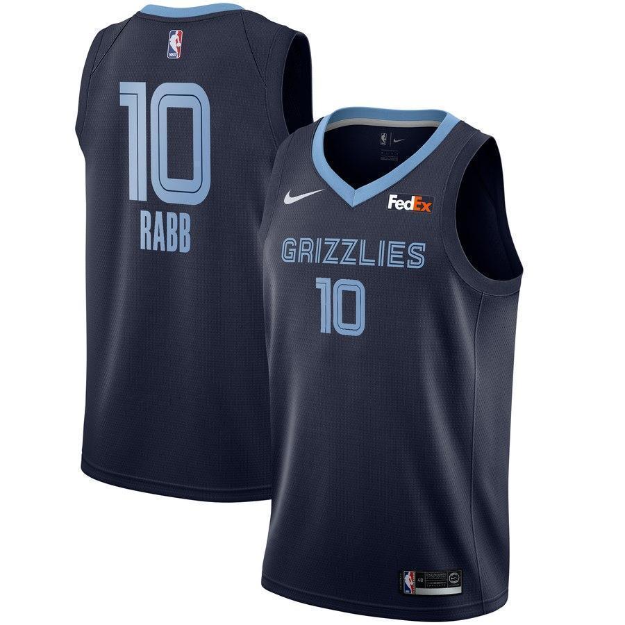 Men's Nike Ivan Rabb Memphis Grizzlies Swingman Sponsor Patch Jersey – Icon Edition  Navy
