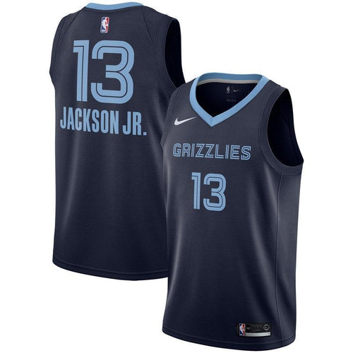 Men's Nike Jaren Jackson Memphis Grizzlies Swingman Team Jersey  Navy