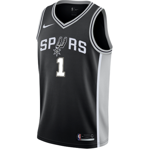 Walker San Antonio Spurs Men's Nike Custom Personalized Icon Swingman Jersey  Black