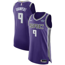 Load image into Gallery viewer, Men&#39;s Nike Iman Shumpert Purple Sacramento Kings Authentic Sponsor Patch Jersey – Icon Edition