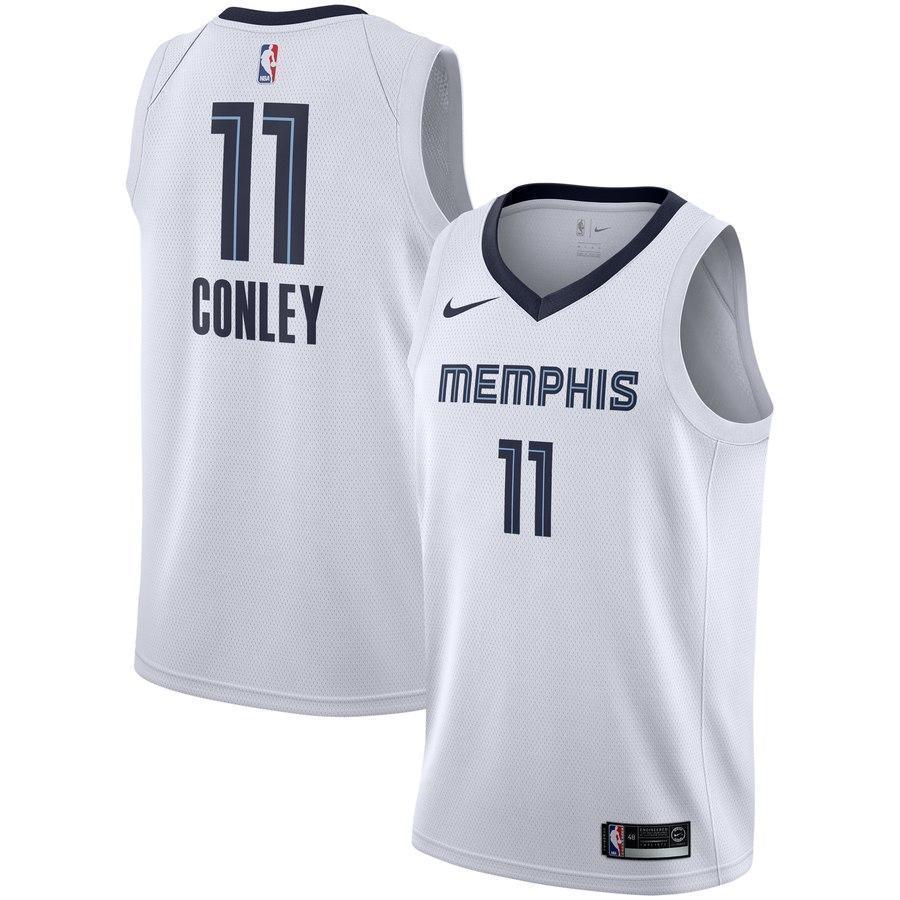 Men's Nike Mike Conley Memphis Grizzlies Swingman Jersey  Association Edition  White